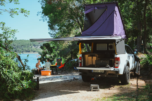 DOT ALPACA Pop-Up Camper first family test