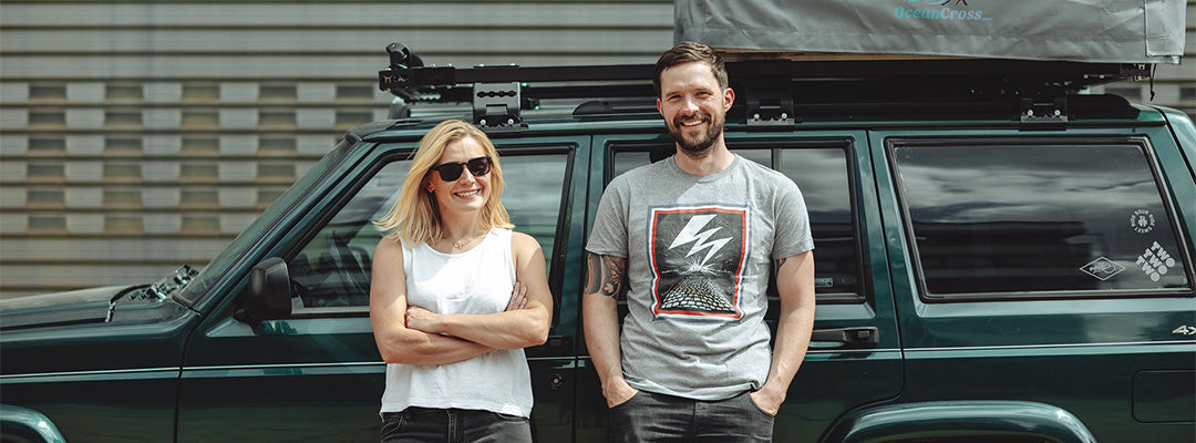 Christoph & Marie and their Jeep Cherokee