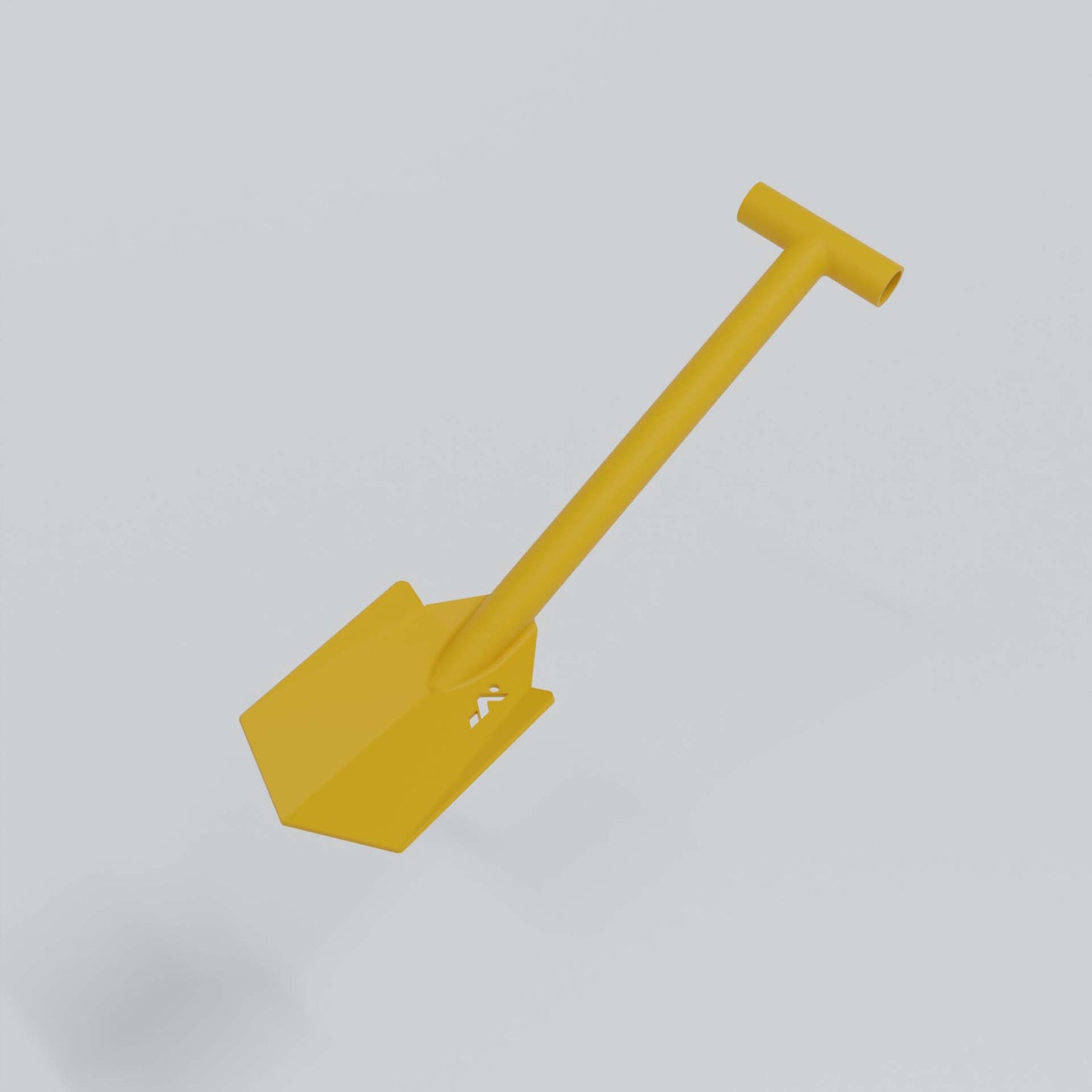 Rendering yellow DOT shovel