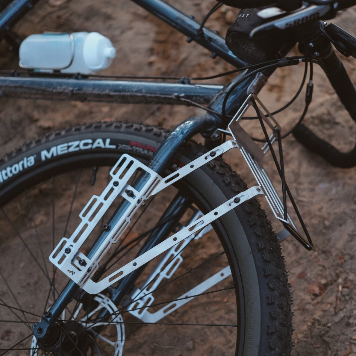 Bicycle shops front pannier rack