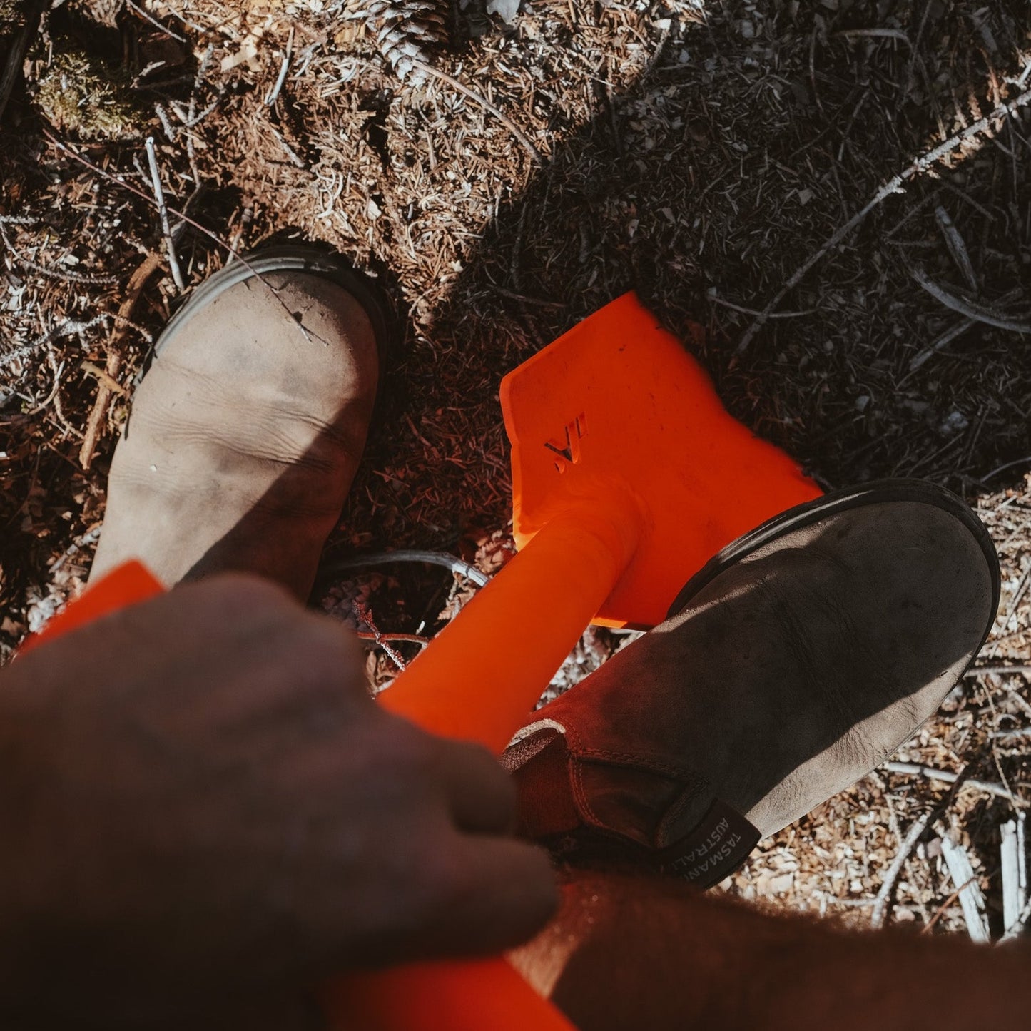 DOT Shovel Neon Orange