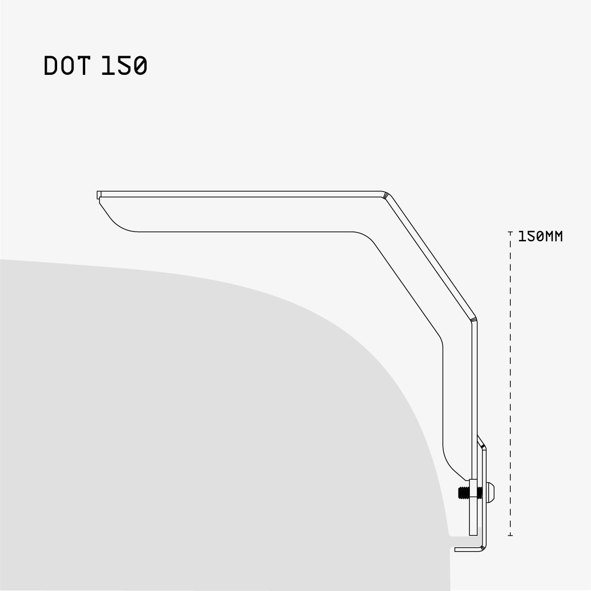 DOT MULI 150 Dachträgerhalter für Regenrinnen 