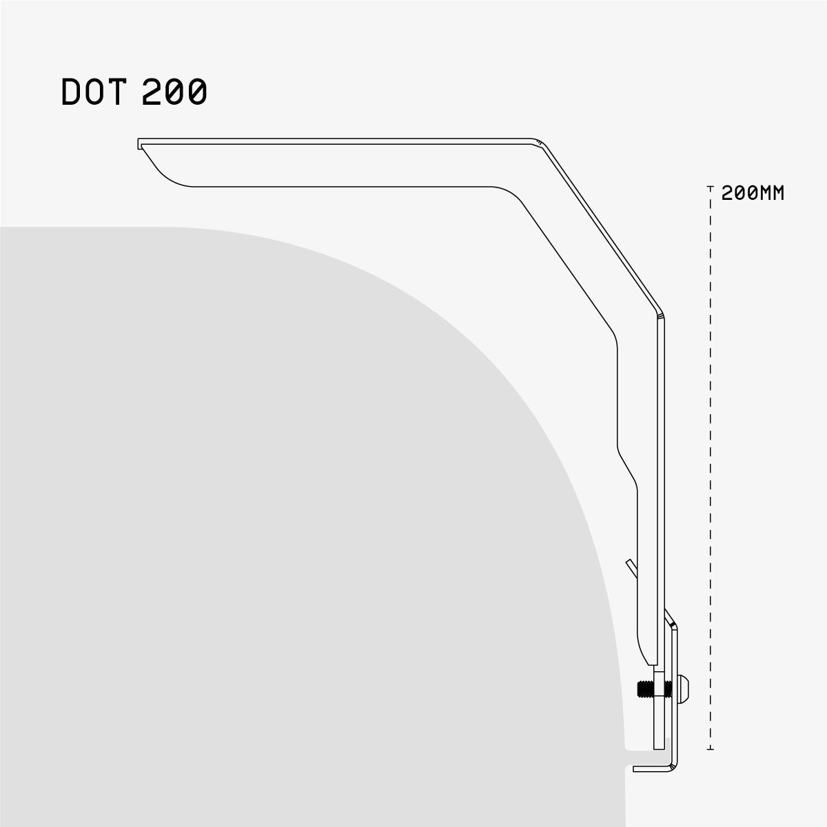 DOT MULI 100-200 Guttermount Kit Small